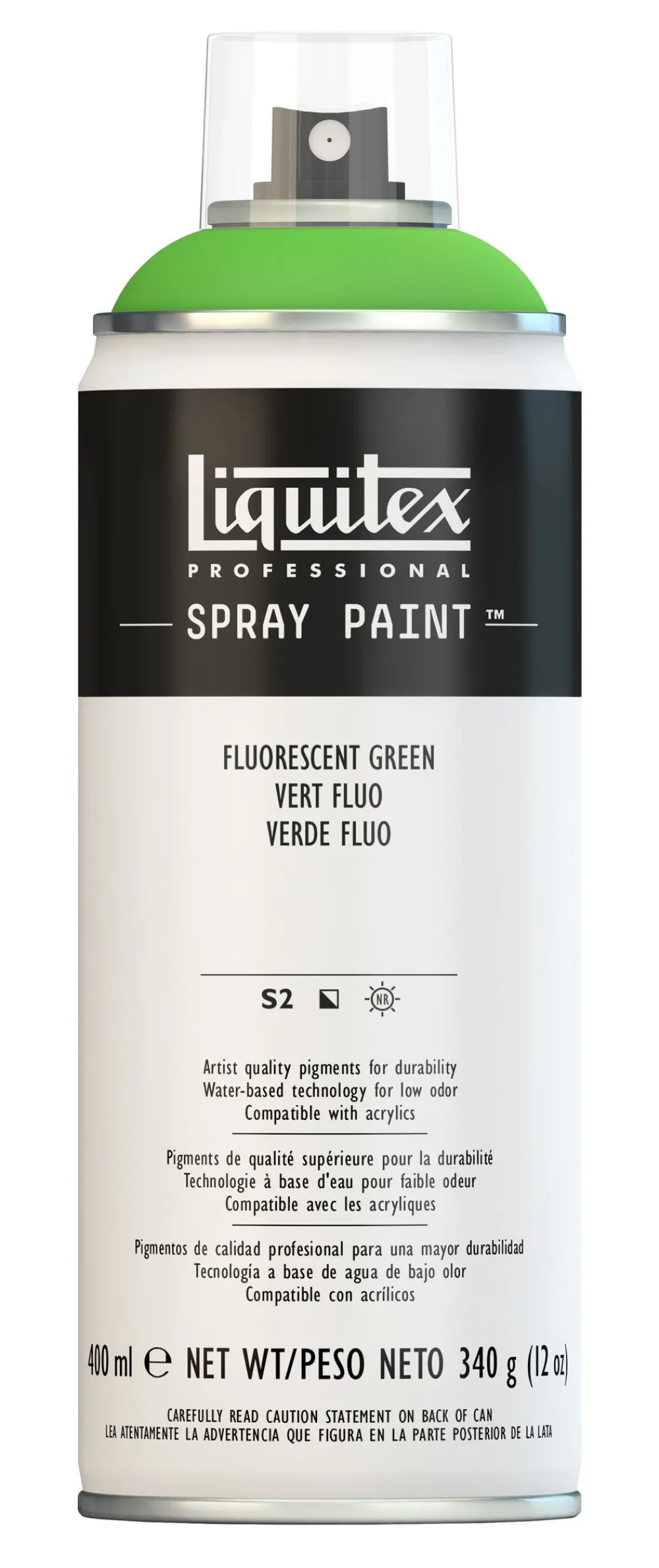 Liquitex Farba akrylowa w spray'u - - Fluorescent Blue, 400 ml > Farby Akrylowe