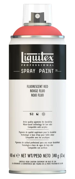 Liquitex Farba akrylowa w spray'u - - Fluorescent Orange, 400 ml > Farby Akrylowe