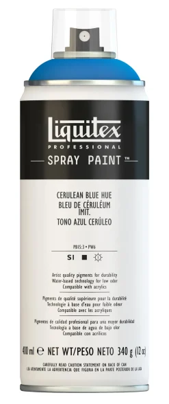 Liquitex Farba akrylowa w spray'u - - Cerulean Blue Hue, 400 ml