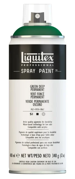 Liquitex Farba akrylowa w spray'u - - Green Deep Permanent, 400 ml
