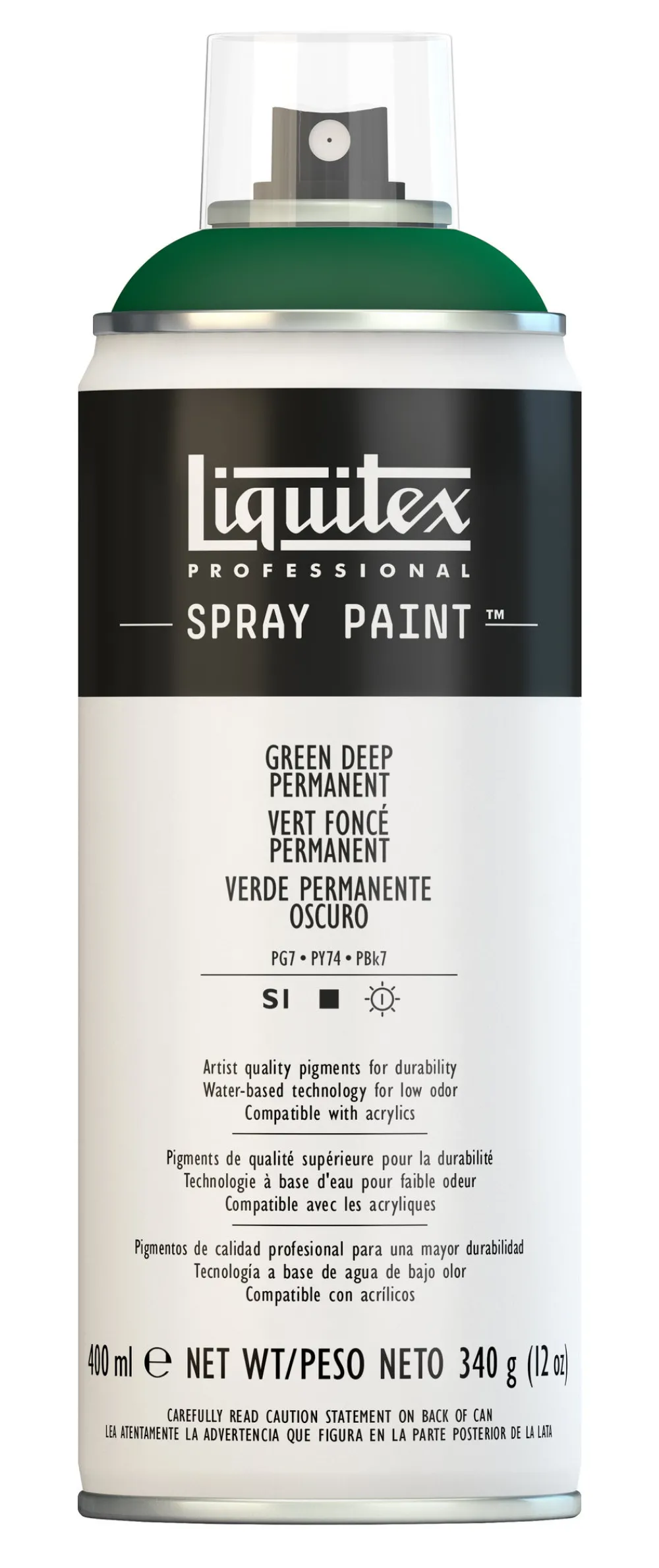 Liquitex Farba akrylowa w spray'u - - Green Deep Permanent, 400 ml