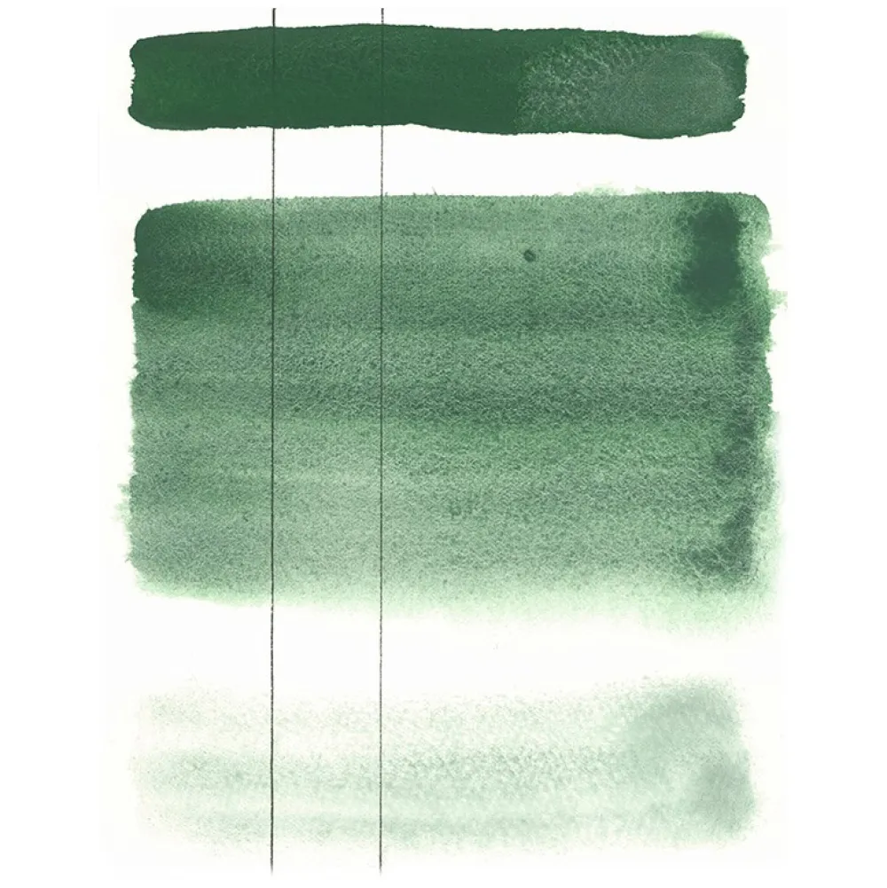 Roman Szmal Farba akwarelowa Aquarius - - 270, Chromium Green Oxide Dark, kostka