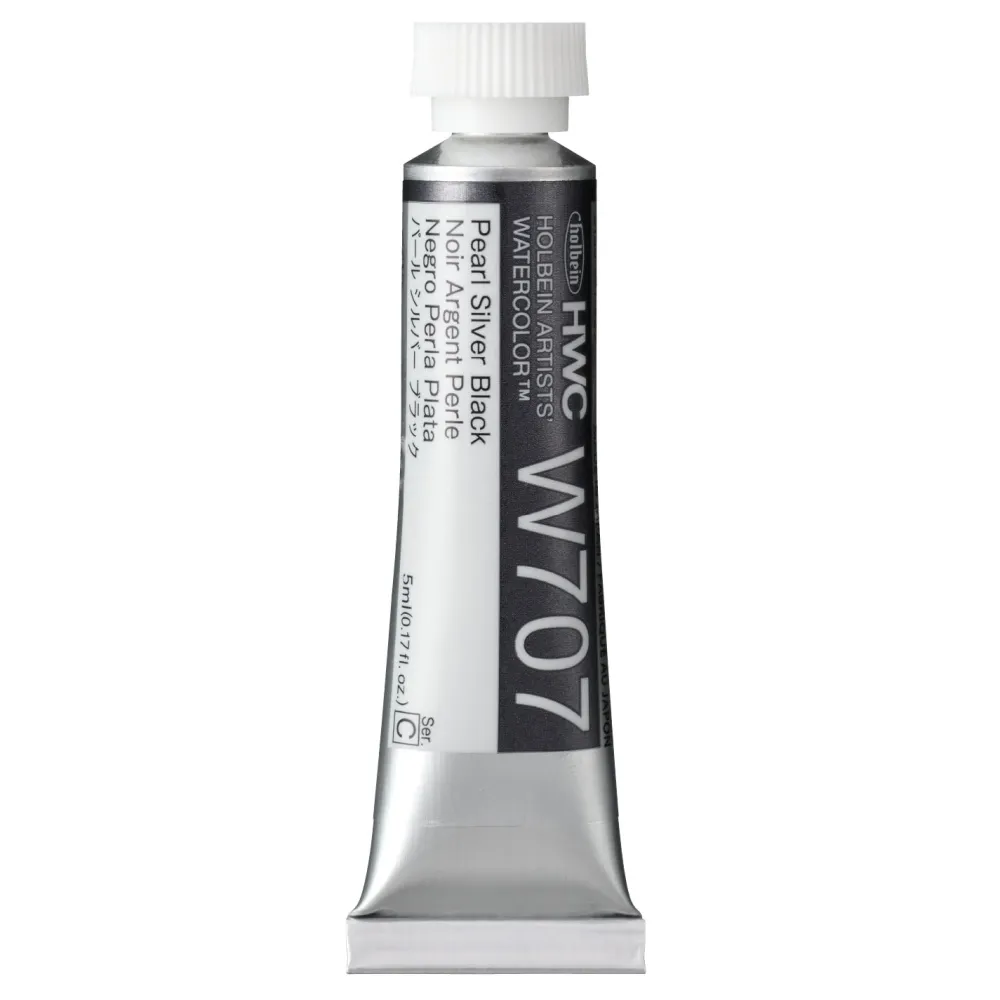 Holbein Farba akwarelowa Artists’ Watercolor - - Pearl Silver Black 5 ml