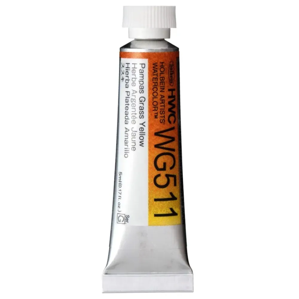 Holbein Farba akwarelowa Artists’ Watercolor - - Pampas Grass Yellow, 5 ml > Farby Akwarelowe