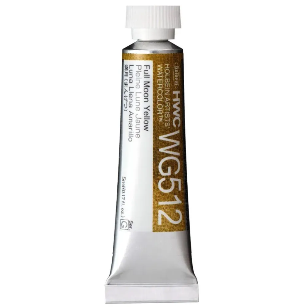 Holbein Farba akwarelowa Artists’ Watercolor - - Full Moon Yellow, 5 ml > Farby Akwarelowe