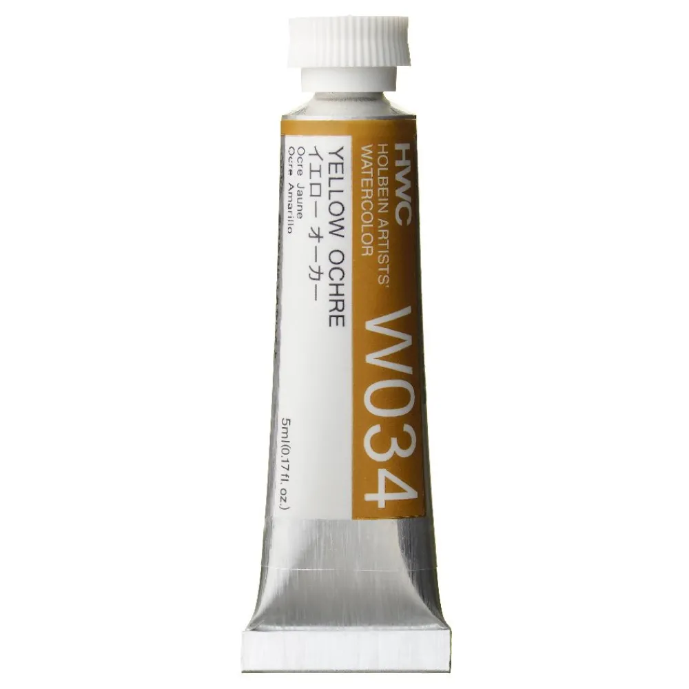 Holbein Farba akwarelowa Artists’ Watercolor - - Yellow Ochre, 5 ml