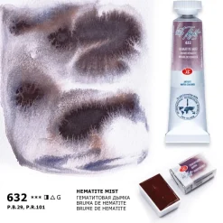 St. Petersburg Farba akwarelowa Białe Noce - - Hematite Mist, kostka
