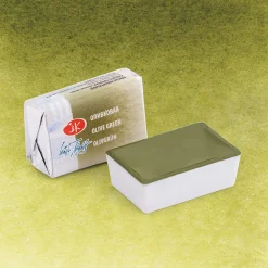 St. Petersburg Farba akwarelowa Białe Noce - - Olive Green, kostka > Farby Akwarelowe