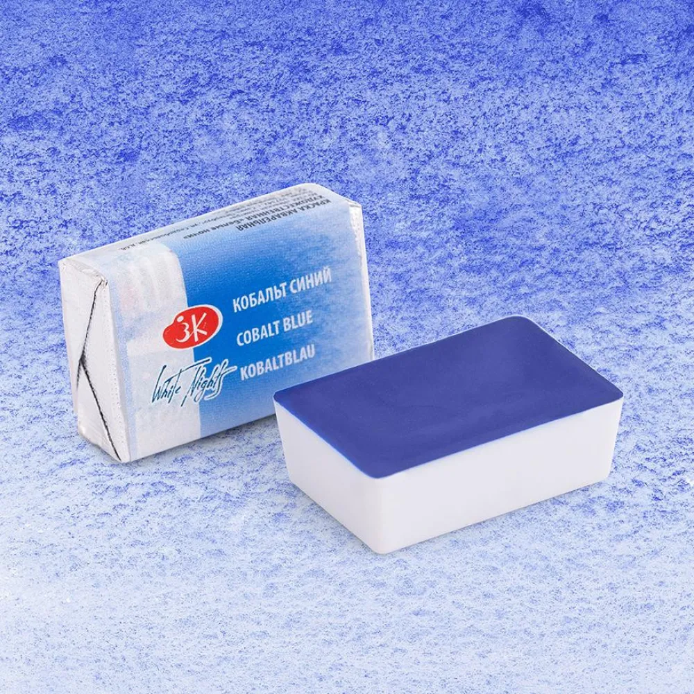 St. Petersburg Farba akwarelowa Białe Noce - - Cobalt Blue, kostka > Farby Akwarelowe