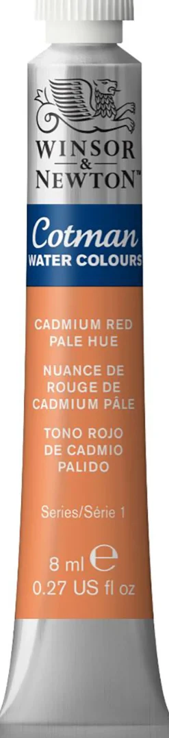 Winsor & Newton Farba akwarelowa Cotman - - Cadmium Red Pale Hue, 8 ml