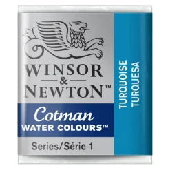 Winsor & Newton Farba akwarelowa Cotman - - Turquoise, półkostka
