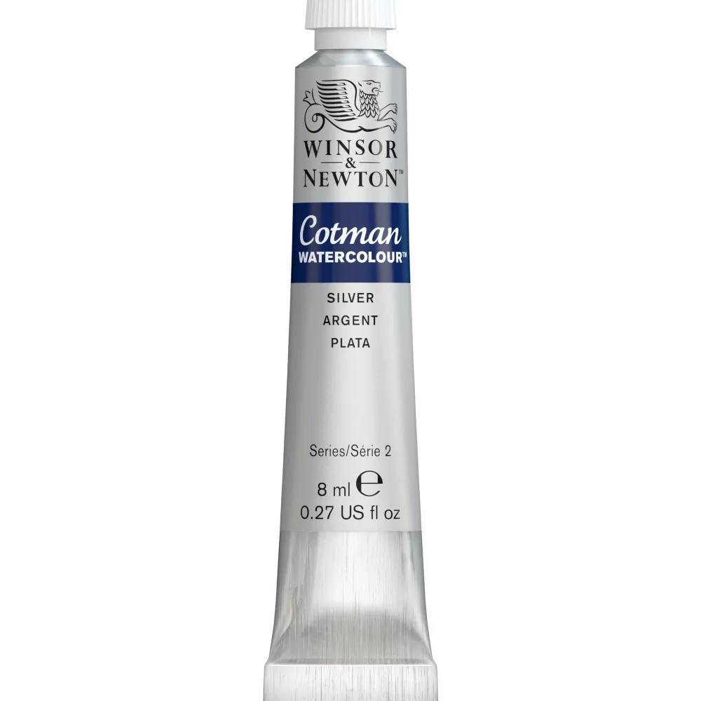 Winsor & Newton Farba akwarelowa Cotman - - Silver, 8 ml