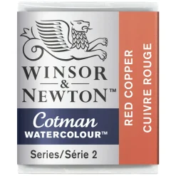 Winsor & Newton Farba akwarelowa Cotman - - Red Copper, półkostka