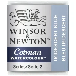 Winsor & Newton Farba akwarelowa Cotman - - Iridescent Blue, półkostka