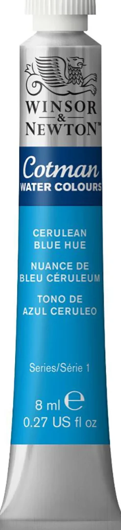 Winsor & Newton Farba akwarelowa Cotman - - Cerulean Blue Hue, 8 ml