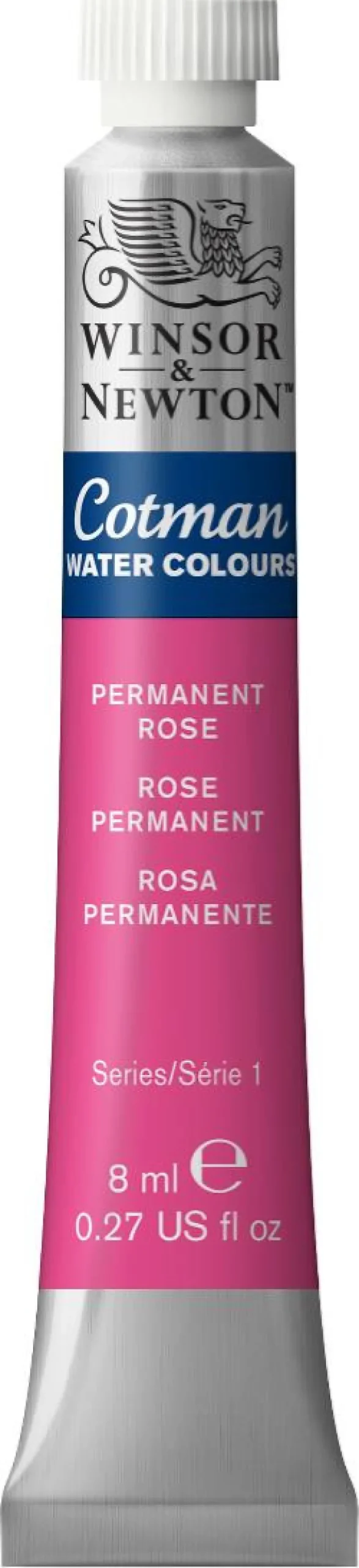 Winsor & Newton Farba akwarelowa Cotman - - Permanent Rose, 8 ml > Farby Akwarelowe