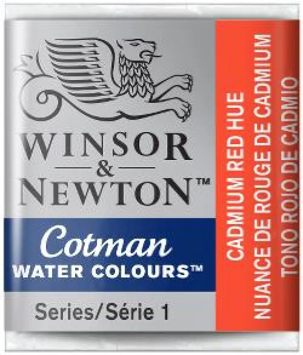 Winsor & Newton Farba akwarelowa Cotman - - Permanent Rose, półkostka > Farby Akwarelowe