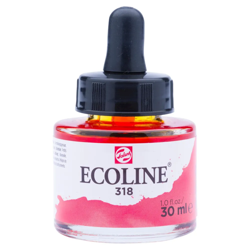 Talens Farba akwarelowa Ecoline - - Carmine, 30 ml