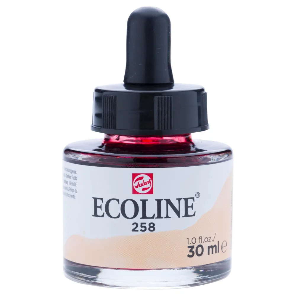 Talens Farba akwarelowa Ecoline - - Apricot, 30 ml > Farby Akwarelowe