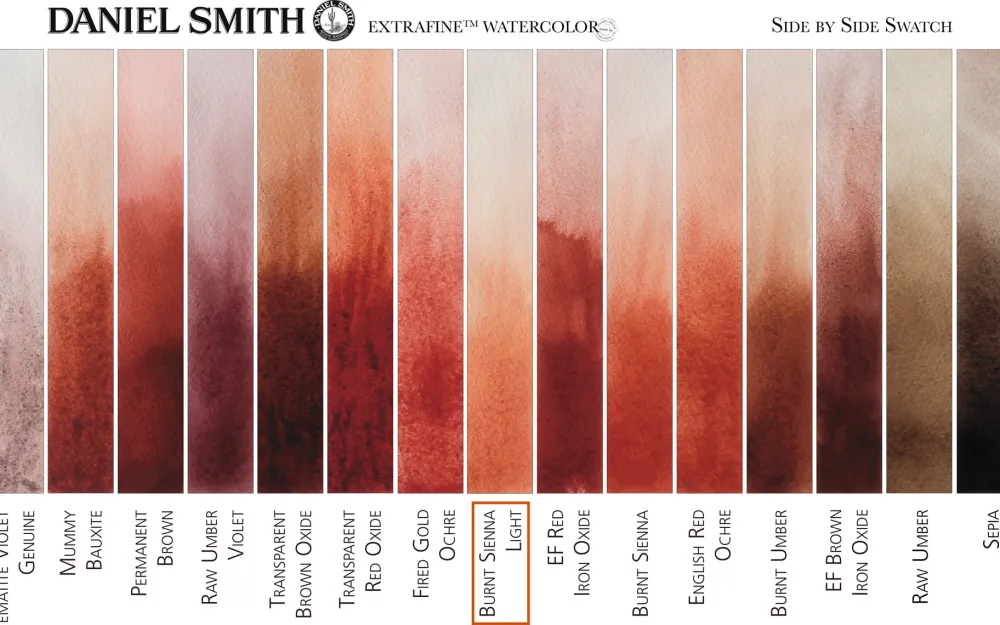 Daniel Smith Farba akwarelowa Extra Fine - - Burnt Sienna Light, 5 ml > Farby Akwarelowe