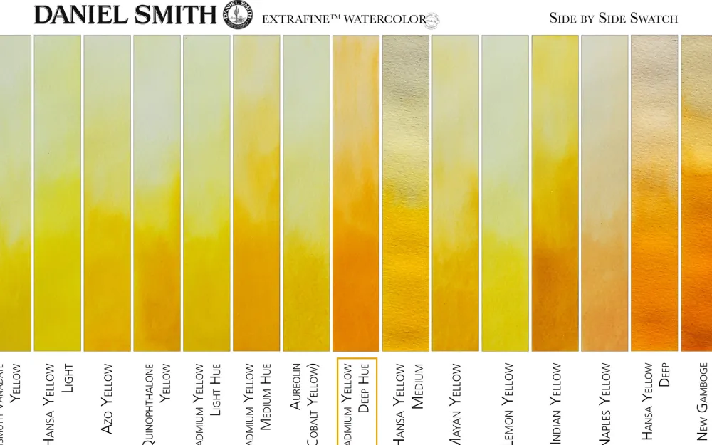 Daniel Smith Farba akwarelowa Extra Fine - - Cadmium Yellow Deep Hue, 5 ml > Farby Akwarelowe