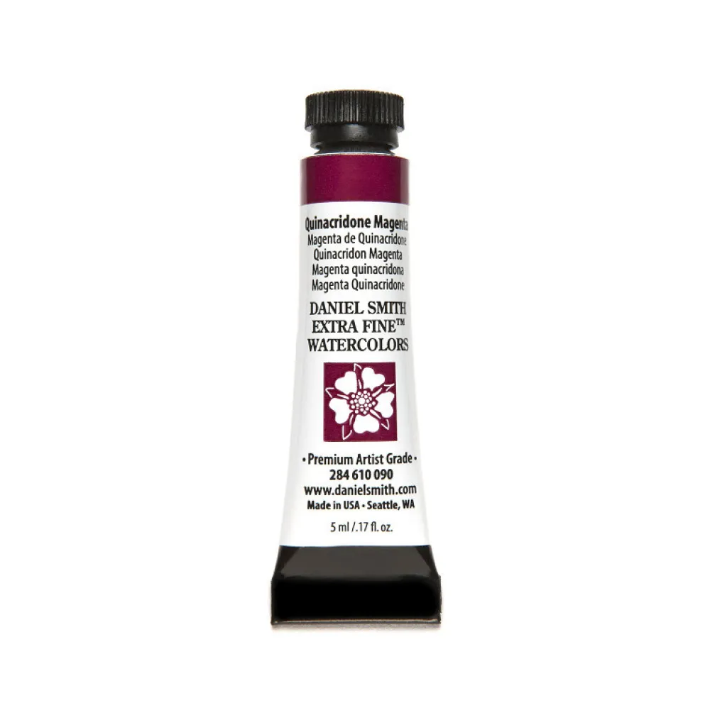 Daniel Smith Farba akwarelowa Extra Fine - - Quinacridone Magenta, 5 ml > Farby Akwarelowe