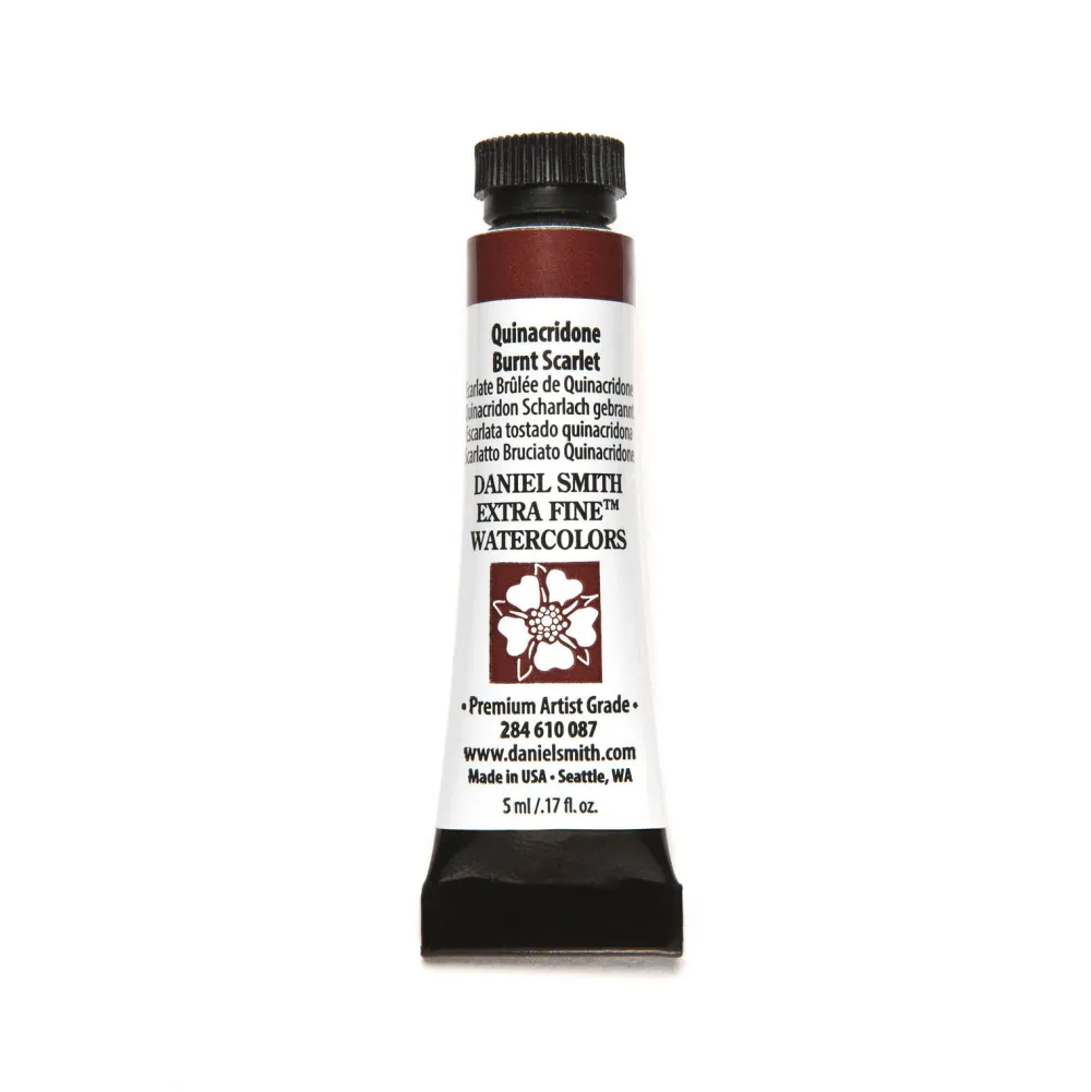 Daniel Smith Farba akwarelowa Extra Fine - - Quinacridone Burnt Scarlet, 5 ml