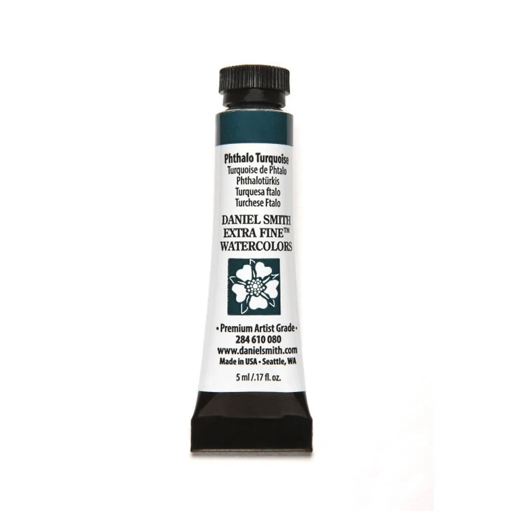 Daniel Smith Farba akwarelowa Extra Fine - - Phthalo Turquoise, 5 ml > Farby Akwarelowe