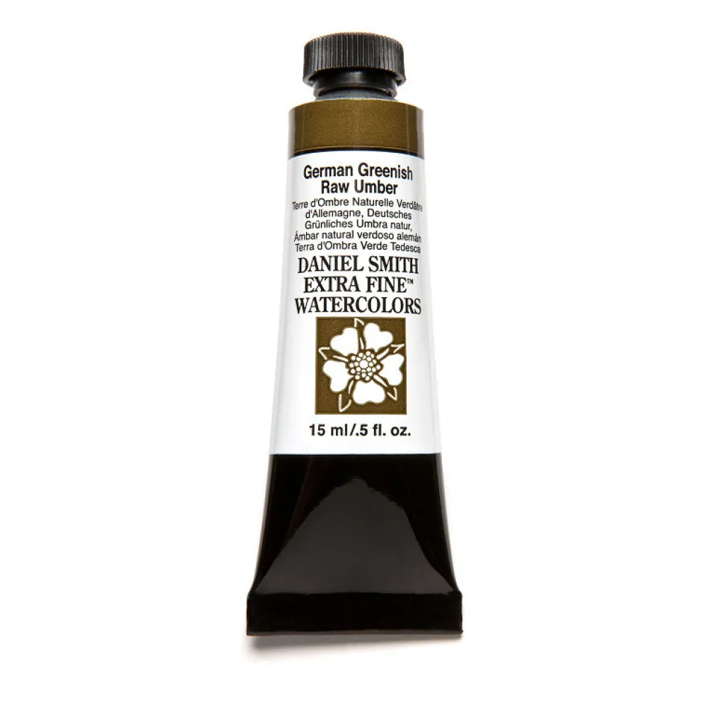 Daniel Smith Farba akwarelowa Extra Fine - - German Greenish Raw Umber, 15 ml