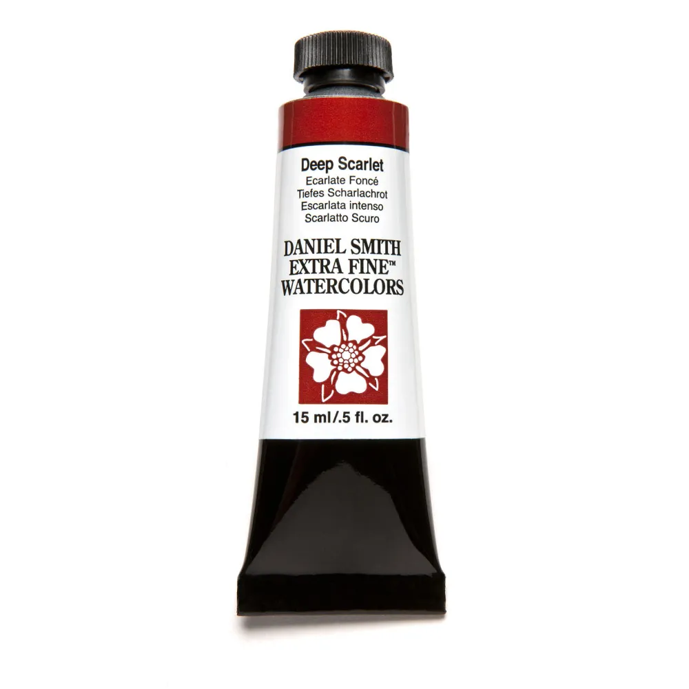 Daniel Smith Farba akwarelowa Extra Fine - - Deep Scarlet, 15 ml
