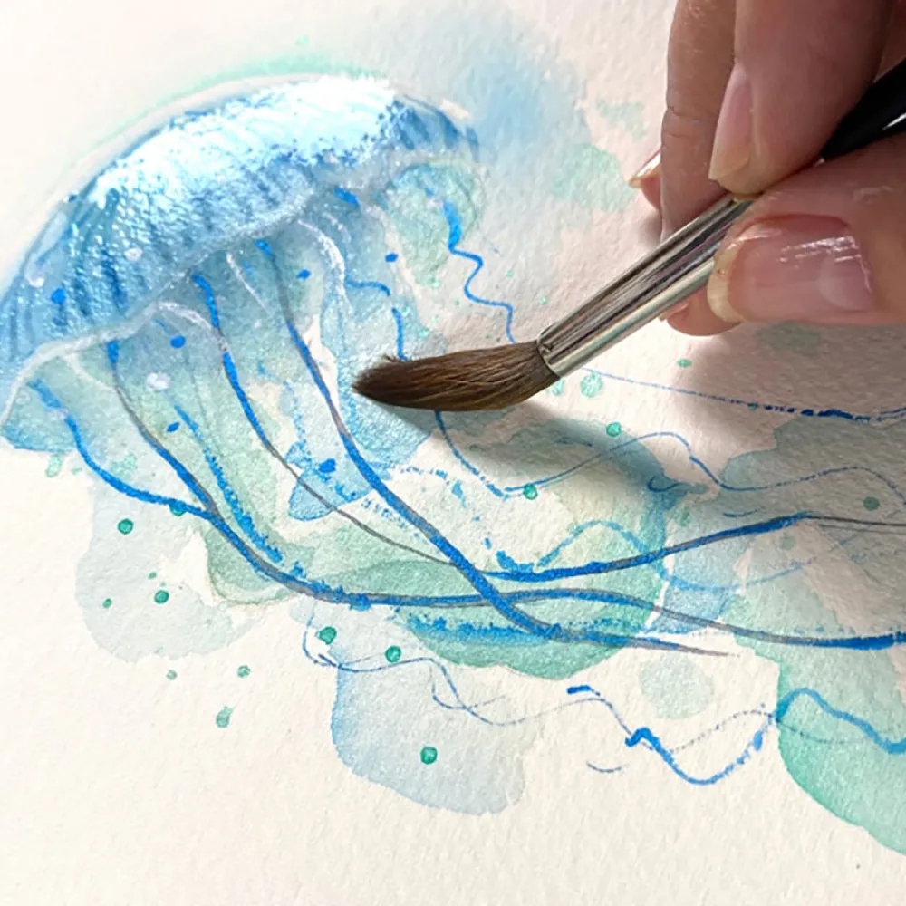 Daniel Smith Farba akwarelowa Extra Fine Luminescent - - Duochrome Aquamarine, 15 ml