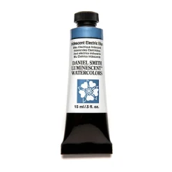 Daniel Smith Farba akwarelowa Extra Fine Luminescent - - Iridescent Electric Blue, 15 ml > Farby Akwarelowe