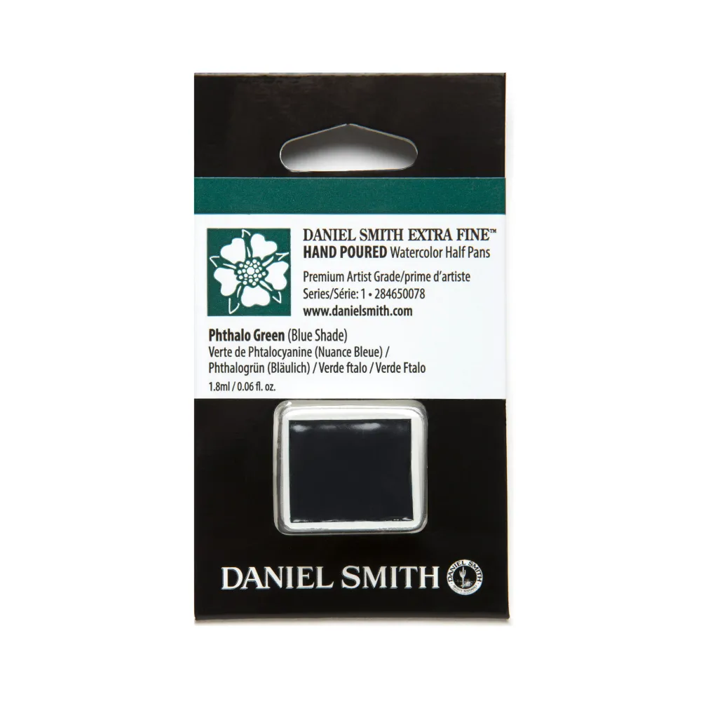 Daniel Smith Farba akwarelowa Extra Fine w półkostce - - Phthalo Green Blue Shade > Farby Akwarelowe