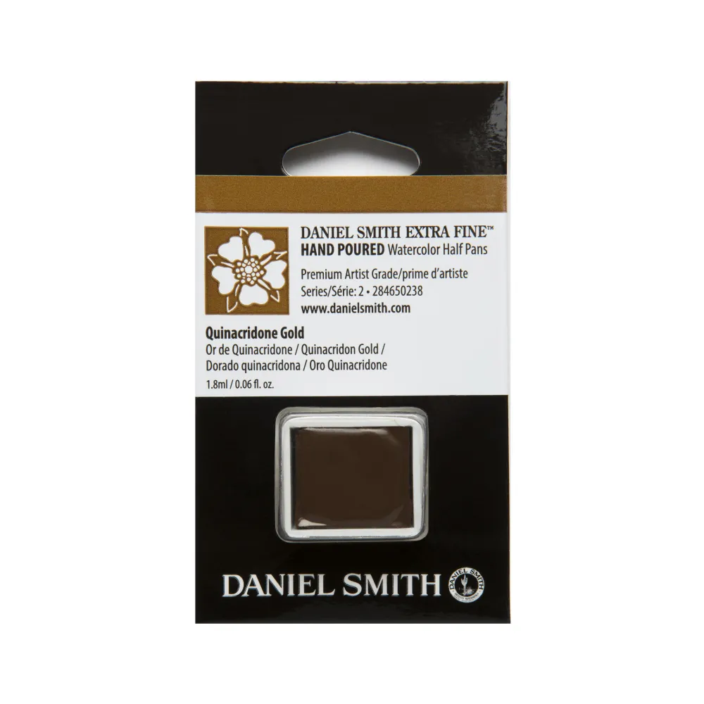 Daniel Smith Farba akwarelowa Extra Fine w półkostce - - Quinacridone Gold > Farby Akwarelowe