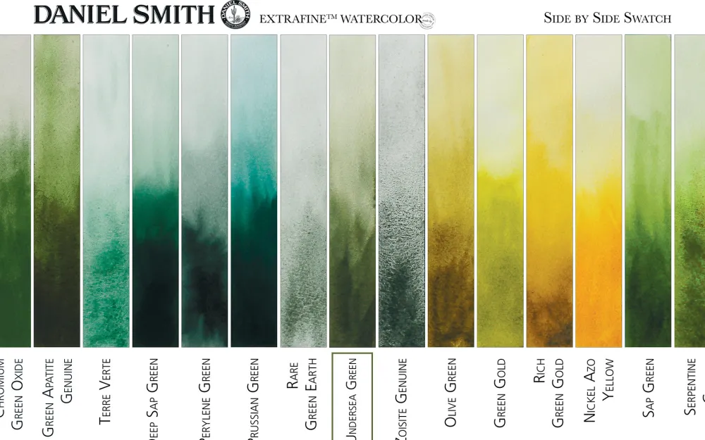 Daniel Smith Farba akwarelowa Extra Fine w półkostce - - Undersea Green > Farby Akwarelowe