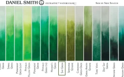Daniel Smith Farba akwarelowa Extra Fine w półkostce - - Sap Green > Farby Akwarelowe