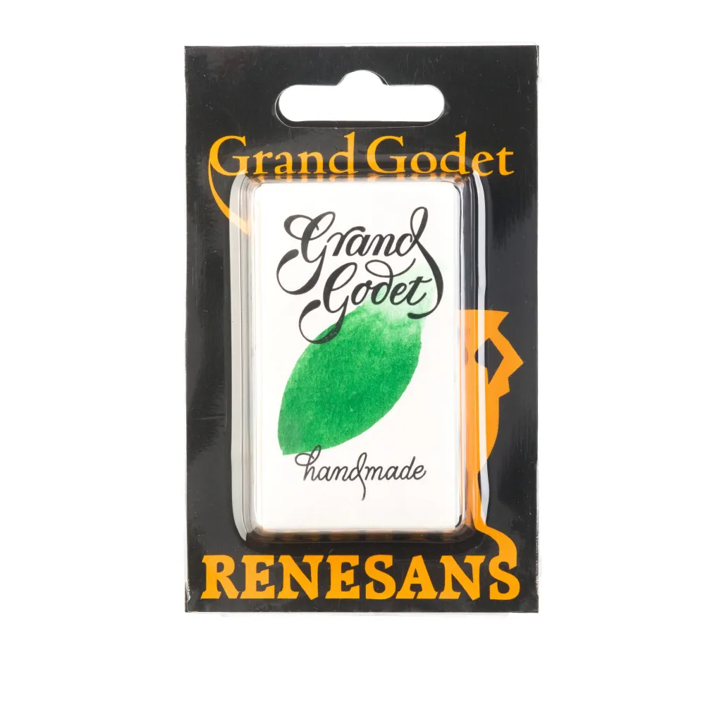 Renesans Farba akwarelowa Grand Godet w kostce - - 27 Cobalt Green Pale