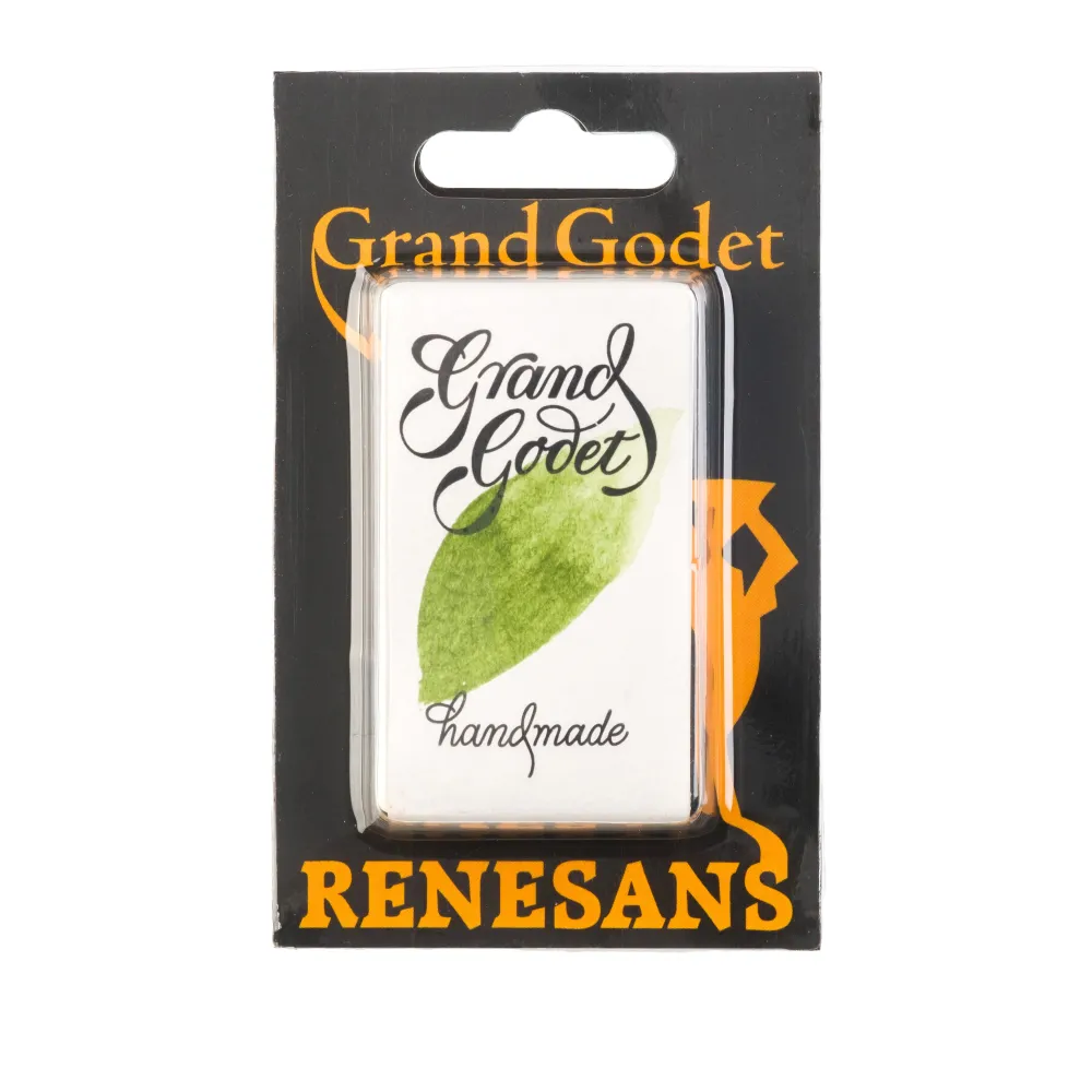 Renesans Farba akwarelowa Grand Godet w kostce - - 33 Green Earth