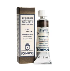 Schmincke Farba akwarelowa Horadam Aquarell - - 675 Cassler Brown 15 ml