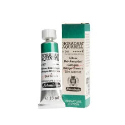 Schmincke Farba akwarelowa Horadam Aquarell - - 901, Cologne Bridge Green, 15 ml > Farby Akwarelowe