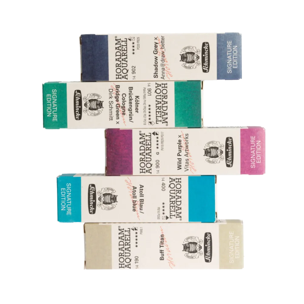 Schmincke Farba akwarelowa Horadam Aquarell - - 901, Cologne Bridge Green, 15 ml > Farby Akwarelowe