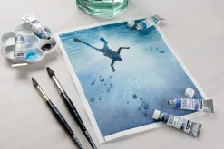 Schmincke Farba akwarelowa Horadam Aquarell - - 943, Forest Blue, 5 ml