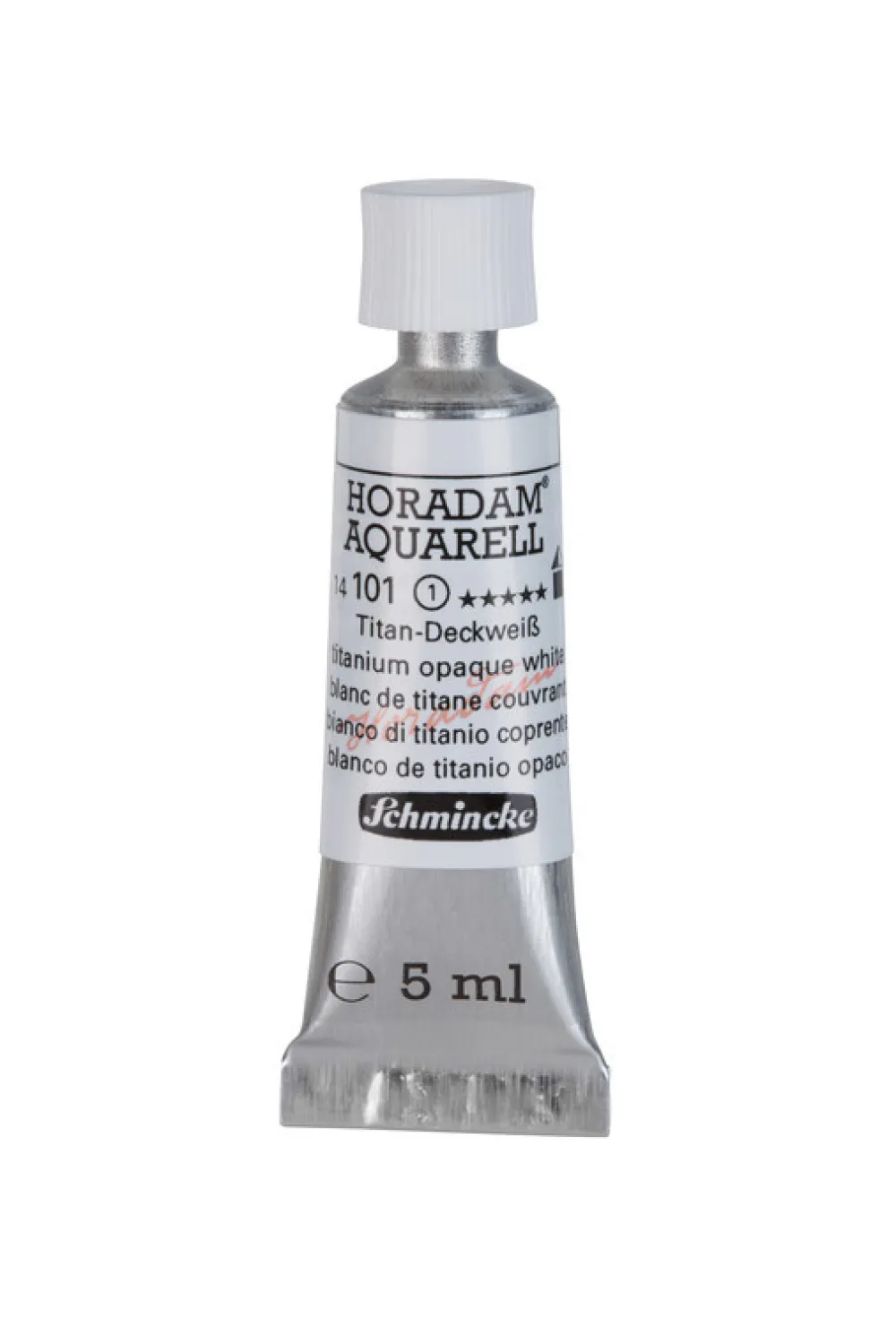Schmincke Farba akwarelowa Horadam Aquarell - - 101, Titanium Opaque White, 5 ml