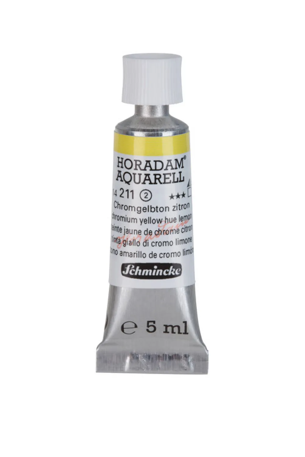 Schmincke Farba akwarelowa Horadam Aquarell - - 211, Chromium Yellow Hue Lemon, 5 ml