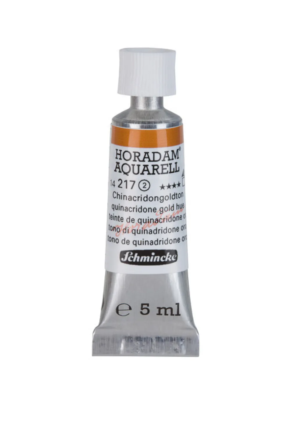 Schmincke Farba akwarelowa Horadam Aquarell - - 217, Quinacridone Gold Hue, 5 ml