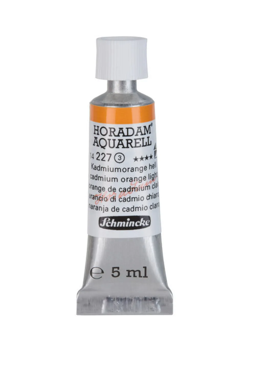 Schmincke Farba akwarelowa Horadam Aquarell - - 227, Cadmium Orange Light, 5 ml