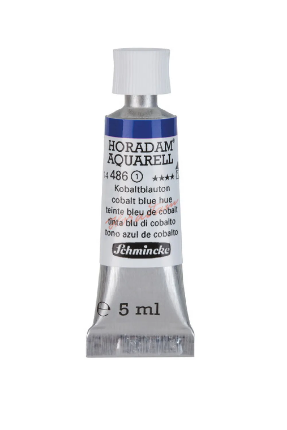 Schmincke Farba akwarelowa Horadam Aquarell - - 487, Cobalt Blue Light, 5 ml > Farby Akwarelowe