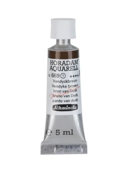 Schmincke Farba akwarelowa Horadam Aquarell - - 669, Vandyke Brown, 5 ml