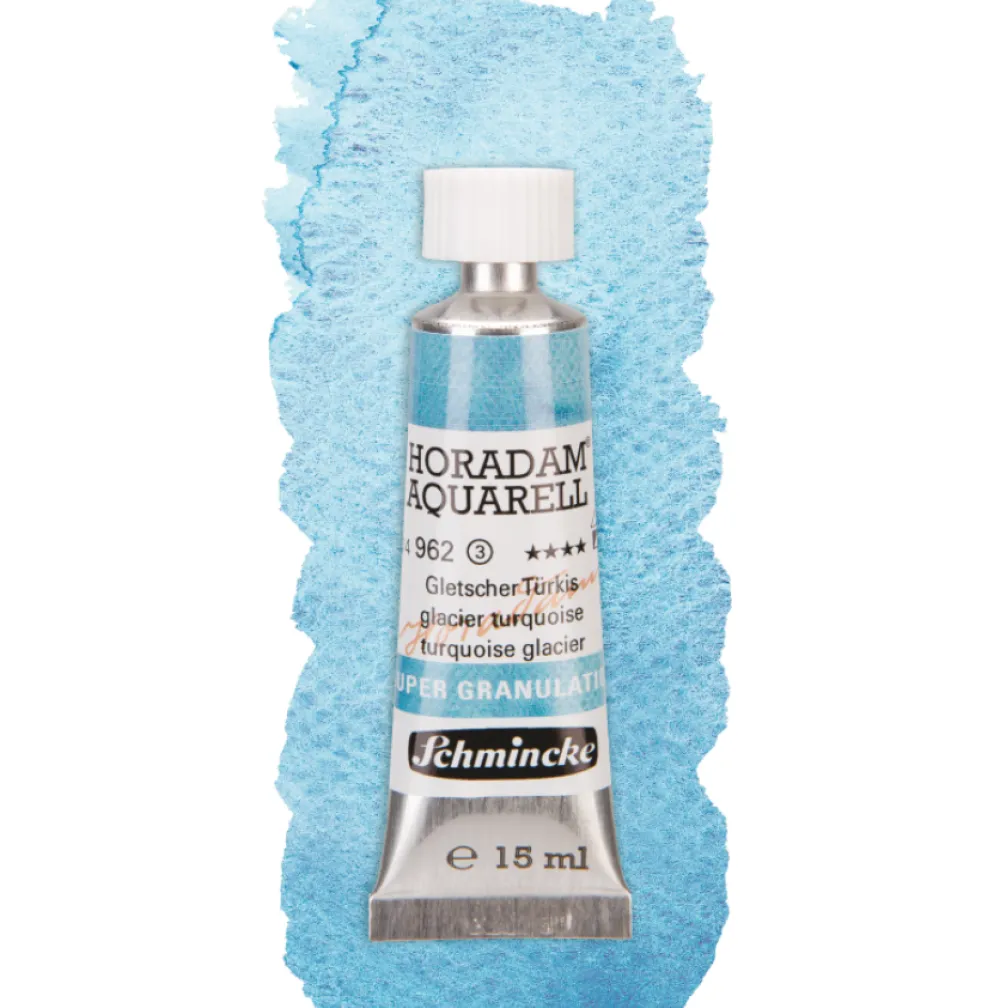 Schmincke Farba akwarelowa Horadam Aquarell - - 962, Glacier Turquoise, 15 ml