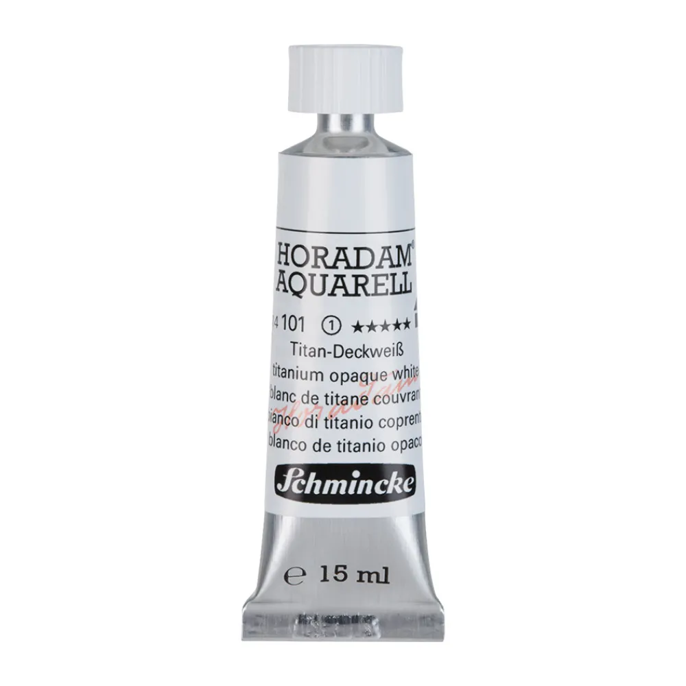 Schmincke Farba akwarelowa Horadam Aquarell - - 101, Titanium Opaque White, 15 ml